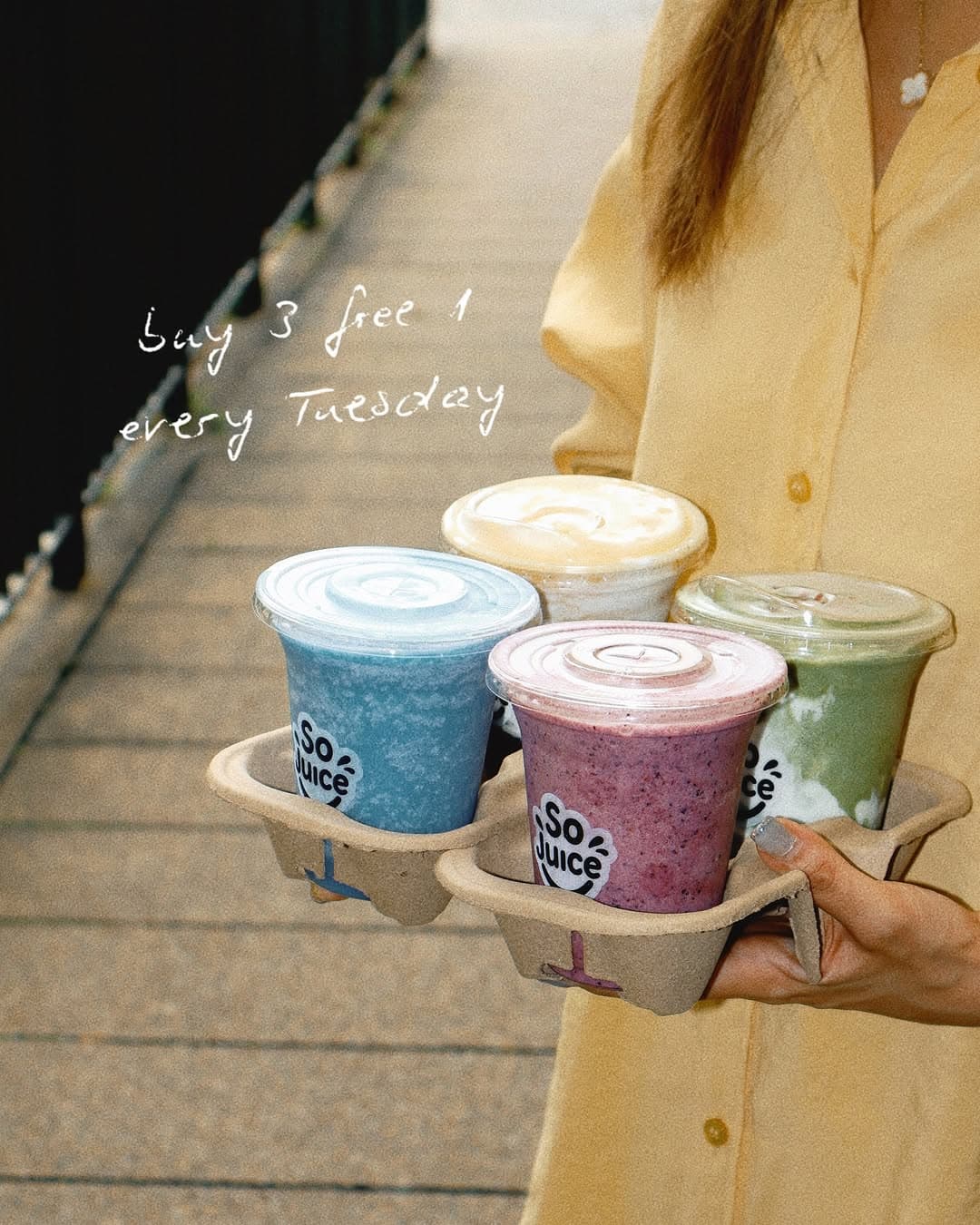 Buy 3 Free 1 Tuesday